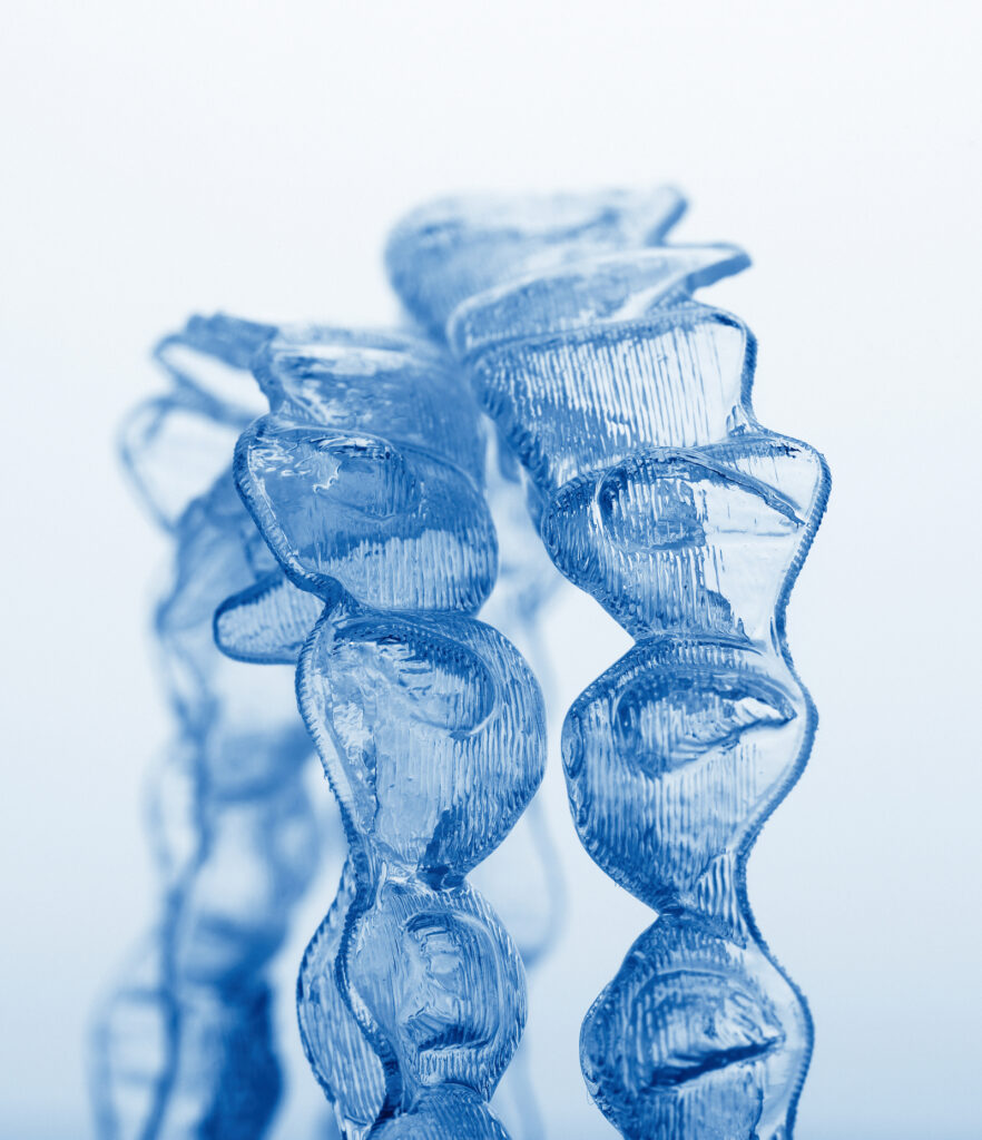 Modern clear aligners and braces for a beautiful smile